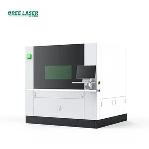 A basso costo pesante racchiuso Laser in fibra di metallo macchina per il taglio di metalli 30000w per ferro 3mm 8mmcutting emblemi