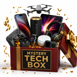 Boîte Mystère 2026 – Électronique en Gros (10 kg) – 100 Articles Aléatoires de Gadgets Technologiques pour Revendeurs, Vente en Direct et Campagnes Cadeaux - Product Image 1
