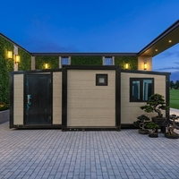 Maison préfabriquée à 3 chambres prête à l'emploi, prix d'usine, maisons modulaires préfabriquées, maison conteneur extensible, mini-maisons