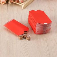Boîte à bonbons en papier kraft coloré, sac cadeau, cadeau de mariage, cadeaux de fête prénatale, cadeaux de fête d'anniversaire, fournitures de Noël, 10 pièces/ensemble