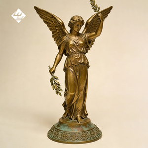 Sculpture de déesse classique en bronze avec motif de blé, ornement décoratif de bureau pour la maison, fournisseur en gros - Product Image 2