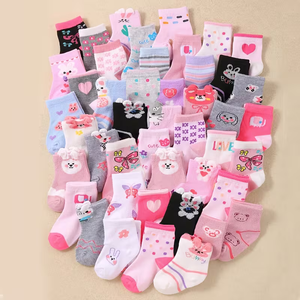 Chaussettes pour enfants en gros, assortiment mixte garçons et filles, tailles et motifs variés pour acheteurs étrangers, mélange aléatoire CN;GUA Modèle 2026.4 - Product Image 3