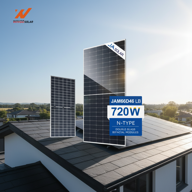 Top Quality JA Solar Solar Panel 710W 715W 720W 725W Solar Panel for Residential and Commercial Use