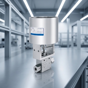 Vanne à aiguille pneumatique à commande automatique haute vitesse pour systèmes industriels et fluides (huile, <span class=keywords><strong>eau</strong></span>, gaz) - Product Image 6