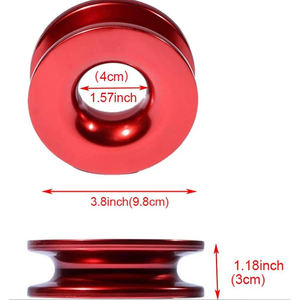 41000lb <span class=keywords><strong>voiture</strong></span> sangle manilles récupération outils d'urgence camion remorquage corde route treuil poulie câble crochet ATV accessoires Snatch bloc - Product Image 2