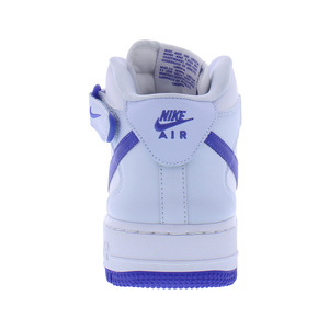 Nike รองเท้าฟุตบอลสำหรับ Air Force 1 MID easyon GS รองเท้าลำลองสีเทา/เปอร์เซียสีม่วงพื้นรองเท้า PU-100% แท้ - Product Image 4
