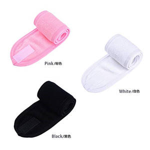 Diadema multicolor con logotipo personalizado para mujer, diadema de maquillaje de estilo dulce para salón de belleza, toalla de lavado de cara - Product Image 6