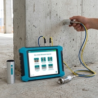 Detector Ultrasónico Portátil de Alta Calidad, No Metálico, de Doble Canal, con Pantalla Táctil, USB/WiFi, para Pruebas de Construcción