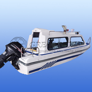Barco <span class=keywords><strong>de</strong></span> pesca con consola central <span class=keywords><strong>de</strong></span> fibra <span class=keywords><strong>de</strong></span> vidrio hecho en China, barco <span class=keywords><strong>de</strong></span> velocidad con media cabina, barcos recreativos, gran oferta - Product Image 6