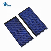 Chargeur solaire miniature en gros 5V, panneau solaire époxy résistant aux intempéries 0,5W, panneau solaire époxy miniature personnalisé ZW-8942