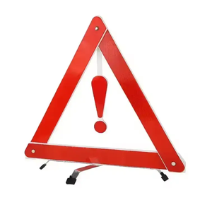 Giá rẻ an toàn đường bộ xe cảnh báo phản xạ tam giác tự động đỏ đường giao thông phản xạ tam giác - Product Image 6