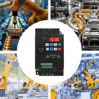 PLC 3 Faz Hız Kontrol Cihazı Dönüştürücü 1.5kw Değişken Frekanslı Sürücü VFD Endüstriyel Kullanım İçin