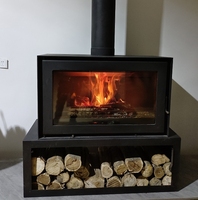Cheminée de poêle à bois à combustible solide français européen pour maison chauffage intérieur cheminée à bois