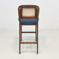 Chaise de salle à manger en bois sur mesure pour café, style LOFT, texture artisanale, chaise de bar, vente en gros