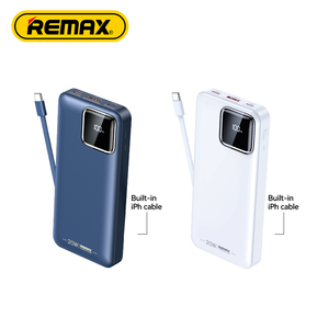 RPP-513 Banco de Energía con Cable de Carga Rápida PD+QC de 20W+22.5W, 20000mAh, con Pantalla Digital, RPP-513, Banco de Energía de 20000mAh, RPP-5 - Product Image 1