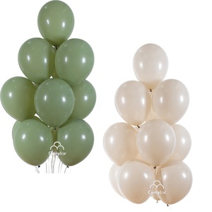 Globos de Látex al por Mayor, Globos de Látex de Eucalipto Blanco Arena de <span class=keywords><strong>Moda</strong></span>, Globos de Arena de Eucalipto - Product Image 1