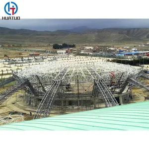 Futbol stadyumu çelik yapı binası kendinden depolama üniteleri prefabrik çelik yapı