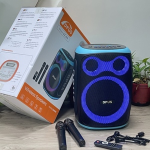 8-inch Super bass không dây BT <span class=keywords><strong>Karaoke</strong></span> Loa RGB ánh sáng hoạt động woofer xách tay Đảng hỗ trợ tùy chỉnh OEM Pin IPX5 - Product Image 2