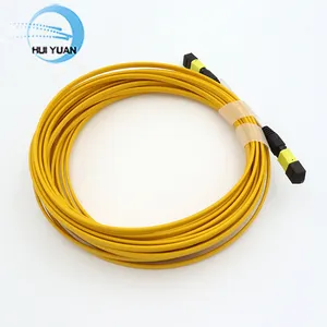 10pcs SM Female 12core G652D Round Cable Low Insertion Elite Level MPO Patch Cord