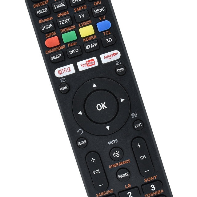 RM-L1130+X Plus L1130+12 L1130+8 Universal Smart Home Appliance Remote Control for LCD LED TV for Household Use