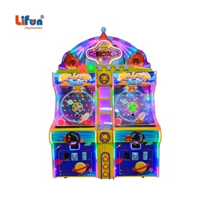 Machine d'arcade personnalisée LIFUN Meteor Ball avec système de récompense par tickets, thème ciel étoilé, jeu compétitif pour deux joueurs - Product Image 1
