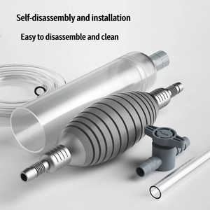 Siphon de nettoyage pour aquarium, aspirateur de gravier, échangeur d'eau de grande capacité, <span class=keywords><strong>kit</strong></span> de nettoyage et de changement d'eau pour aquarium avec tube d'extension - Product Image 3