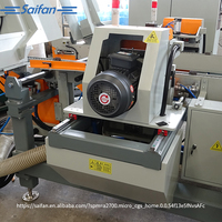 Saifan SF4060 Ligne de fabrication intelligente de collars de palettes en bois automatiques, utilisation facile, longueur de travail 540-1200 mm, 195-205 mm