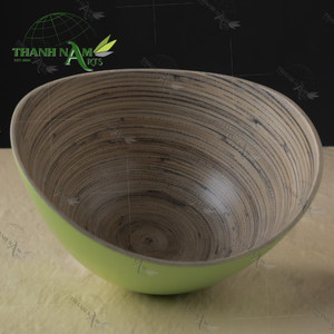 Sustainable Modern <b>Bamboo</b> <b>Bowl</b> Set Customized Color for Home Dining Perfect for Serving Fresh Foods and Snacks - Product Image 3