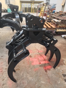 130W Máy Xúc Đào Máy Xúc Kẹp Xô, Thủy Lực <span class=keywords><strong>Log</strong></span> Grapple Phế Liệu <span class=keywords><strong>Grabber</strong></span>, <span class=keywords><strong>Loader</strong></span> Grapple - Product Image 4