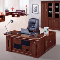 Table de bureau exécutive en bois massif extensible en forme de L, style moderne du Guangdong, pour usage commercial