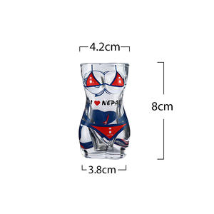 Souvenirs touristiques personnalisés en gros avec logo, Pologne, Pérou, Islande, Grèce, New York, bikini sexy, verre à liqueur - Product Image 6