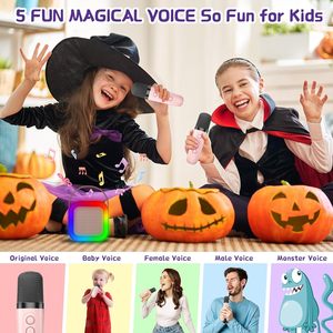 Giao Hàng Nhanh Xách Tay RGB LED Chiếu Sáng Karaoke Cho Bluetooth Loa Âm Thanh Tích Hợp Microphone Không Dây Cho Nhà Ngoài Trời - Product Image 6