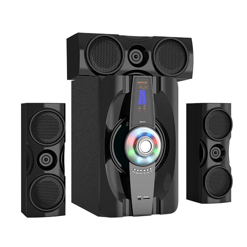 Best Price Home Theater System Speaker Super Bass Subwoofer Hifi Surround Sound Multimedia Bluetooth 3.1 Channel Speaker