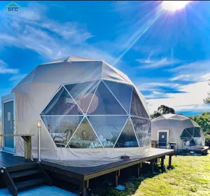 Factory Custom Outdoor Transparant Clear Hotel Iglo Glamping Geodetische Koepel Huis Tent