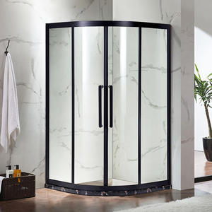 Bon prix Cabines de douche coulissantes <span class=keywords><strong>d</strong></span>'<span class=keywords><strong>angle</strong></span> 90x90cm Cabine de douche en verre de sécurité 6mm Espace optimisé Écran de bain sur mesure - Product Image 4