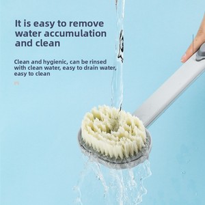 Cepillo de Baño Líquido Moderno Zenidoo con Mango Largo y Esponja Exfoliante para Masaje y Limpieza Corporal, Totalmente Natural - Product Image 4