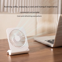 Ventilateur de bureau électrique USB pliable ultra-mince AntarcChill en promotion – Vente en gros, personnalisable, rechargeable, petit ventilateur portable, mini-ventilateur