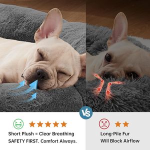 Cama Ortopédica para Perros y Gatos Calming Donut, Funda Extraíble, Base Antideslizante, Pelaje Corto y Suave, Duradera, Impermeable, para Animales Pequeños - Product Image 3