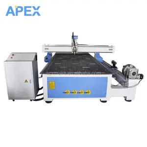 APEX Maquinaria para trabajar la madera CNC Router Machine Kit 4 Axis Carpintería Metal Grabador Fresadora