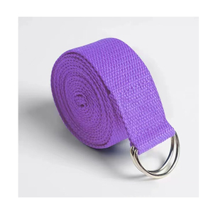 Fabricant de gros anneau en <span class=keywords><strong>D</strong></span> en métal personnalisé exercice de <span class=keywords><strong>sport</strong></span> Yoga sangle extensible boucle de ceinture bande <span class=keywords><strong>Sport</strong></span> femme - Product Image 1