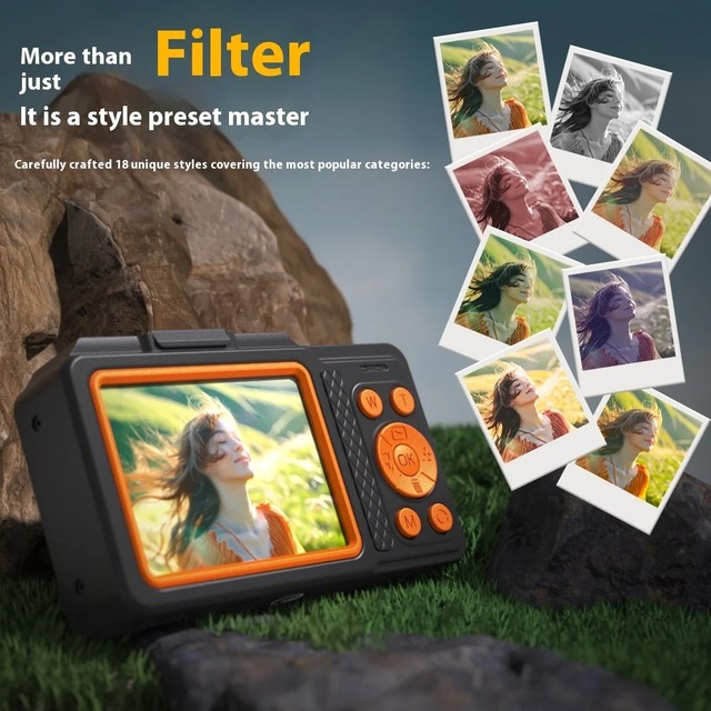Wholesale Portable Mini LK005 HD Dual Camera Retro Student Card Digital Camera with CCD for Students and Campus Use