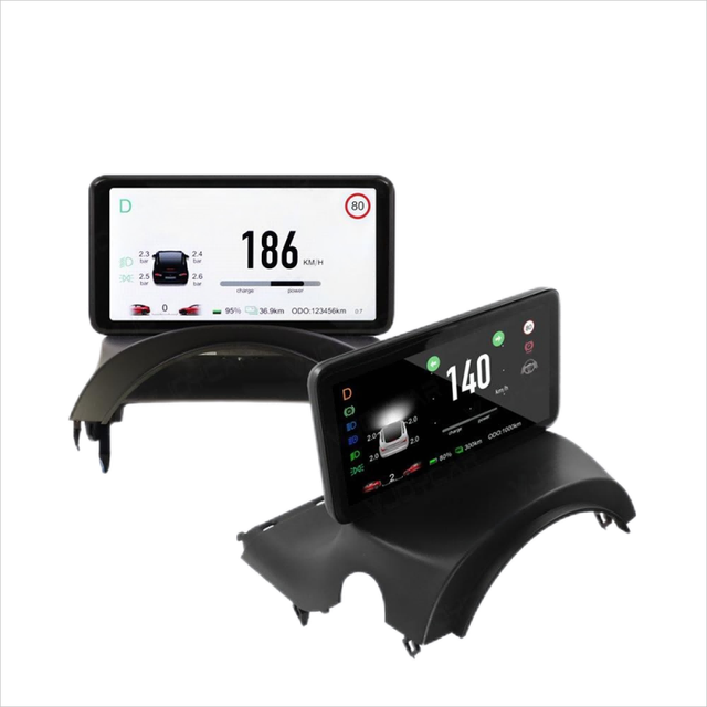 Ruiyyco 2024 Mini LCD Speedometer Dashboard 6.2 Inch Digital HUD Display Instrument Cluster for Tesla Model 3 Y New Car