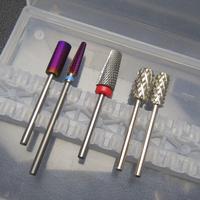 Ensemble de fraises à ongles en carbure de tungstène 3XC 4XC 5XC F M C, grains mixtes, pour le retrait du vernis gel acrylique, outils de manucure et pédicure