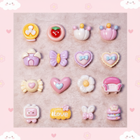 Accessoires pour ongles en résine 3D mignons et stéréoscopiques, petite colle crème, bricolage, porte-cheveux, étui de téléphone portable