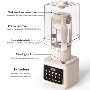 Automatic Soup Soya Soymilk Maker Machine <b>Small</b> Cashew Tiger Nuts Soy Milk Making Machine Home Use 2 Litre - Product Image 6