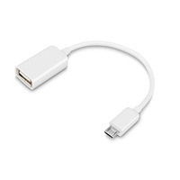 Kabel Adaptor Micro V8 Usb Male ke USB 2.0 Female Otg untuk Ponsel Android