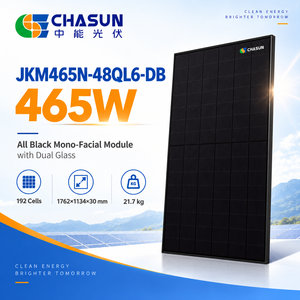 Panneau solaire <span class=keywords><strong>Jinko</strong></span> JKM465N-48QL6-DB 465W N Type TOPCon tout noir double vitrage, rendement élevé en basse lumière, module PV résidentiel - Product Image 3