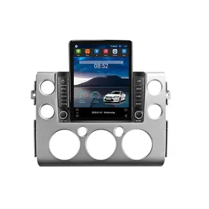Android12 8 + 128G monitor poggiatesta per Toyota FJ Cruiser J15 2006-2020 split-screen 360 luci chiave della fotocamera GPS BT Stereo autoradio