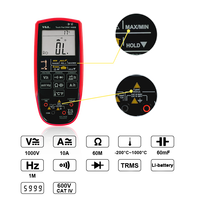 Multimètre numérique TRMS à pavé tactile haute précision à mesure automatique VA90B, rechargeable, étanche IP67, CAT IV, WiFi/Moniteur