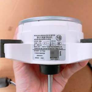มอเตอร์แอร์มีเดีย รุ่น WZDK56-38G-W แบบ DC 2P 2HP สำหรับภายนอกอาคาร อะไหล่ทดแทน RDN-310-56-8 - Product Image 1